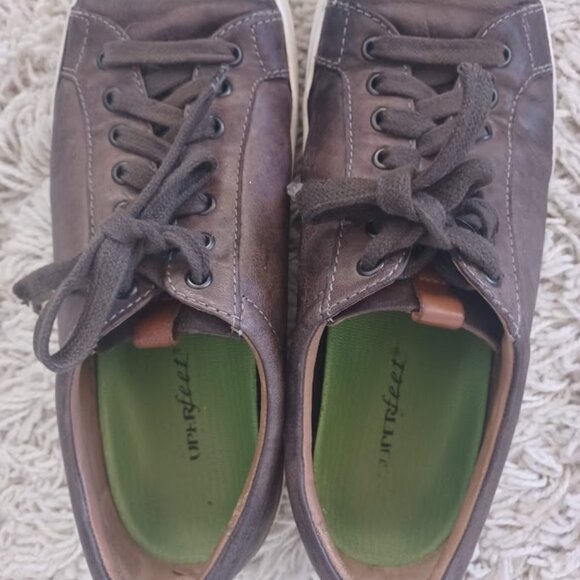 Johnston & Murphy Men’s Leather Sneakers Brown Casual Lace Up Shoes Size 9.5 M - Picture 11 of 11